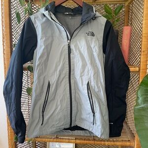 The North Face Women’s Black and Gray rain Jacket